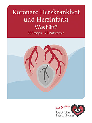 Titelbild Koronare Herzkrankheit und Herzinfarkt. Was hilft? 20 Fragen - 20 Antworten