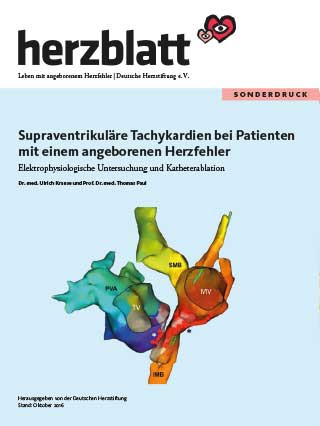 Titelbild des Sonderdrucks Supraventrikuläre Tachykardien