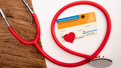 Bild von einem Organspendeausweis